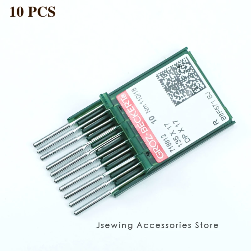 Иглы Groz-Beckert DPX17 (135X17) для промышленной швейной машины 50 шт. титановые иглы JUKI Durkopp