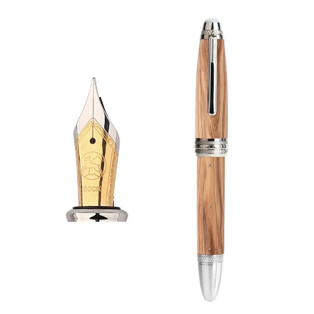 

Wood Business Student Fashion Fountain Pen Writing Gift Tip Signing Businesswomen Supplies Accessories Businessmen 0.5mm Q0E9