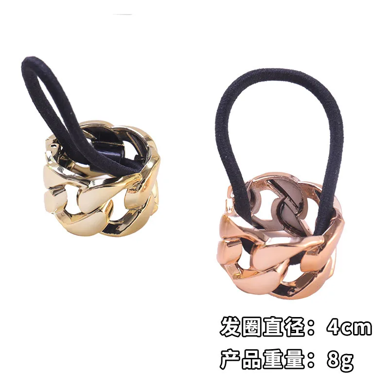 Геометрические эластичные повязки для волос держатель хвоста пряжка кольцо