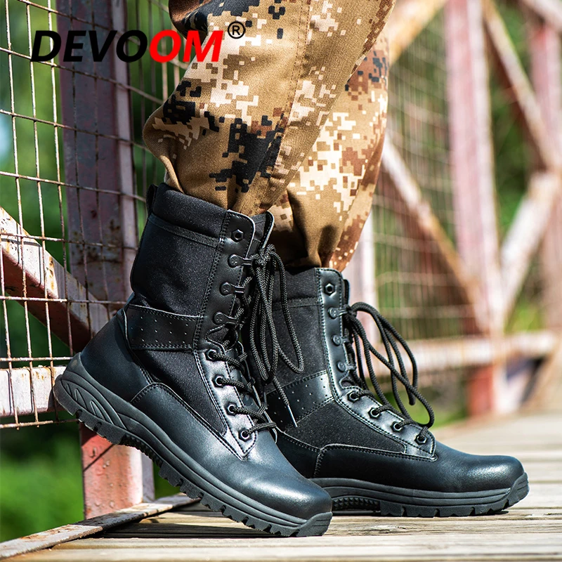 Мужские походные ботинки для активного отдыха военные тактические