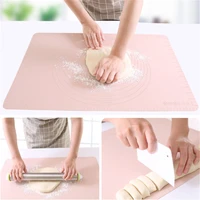 silicone dough mat 1 5cm thick silicone mat 4060cm baking mat cake non stick rolling dough mat food grade pastry mat with scale