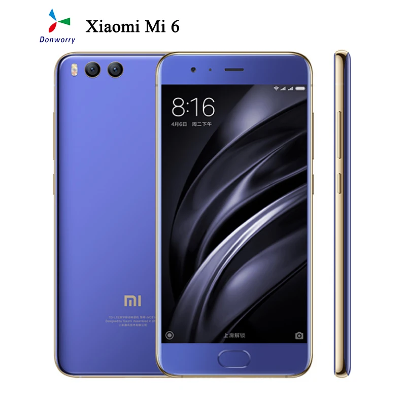 

Used Xiaomi Mi 6 Unlocked Smartphone 6GB 128GB 5.15" Mobile Phone 3350mAh Battery Global Version Celulares Global Android Phones