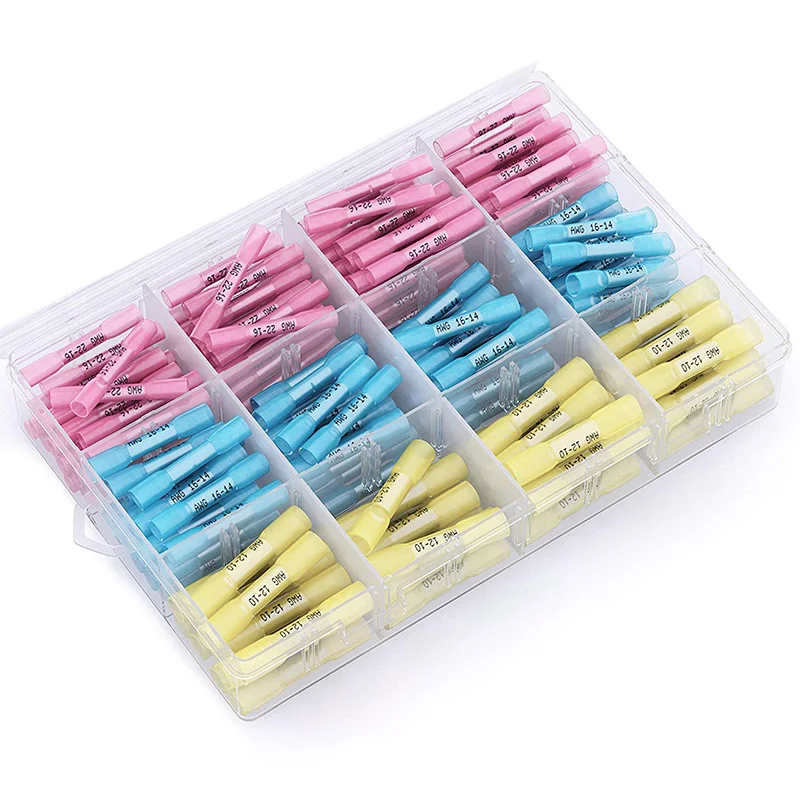 180 шт. термоусадочные стыки для разъемов-обжимные соединители набора-клеммы