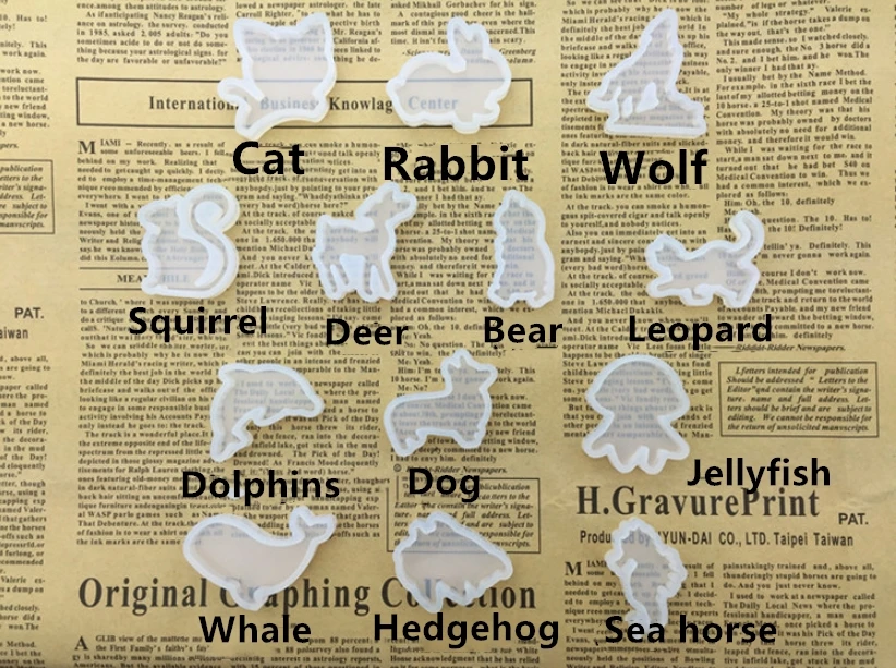 1 шт. Милые силиконовые полимерные формы для изготовления ювелирных украшений