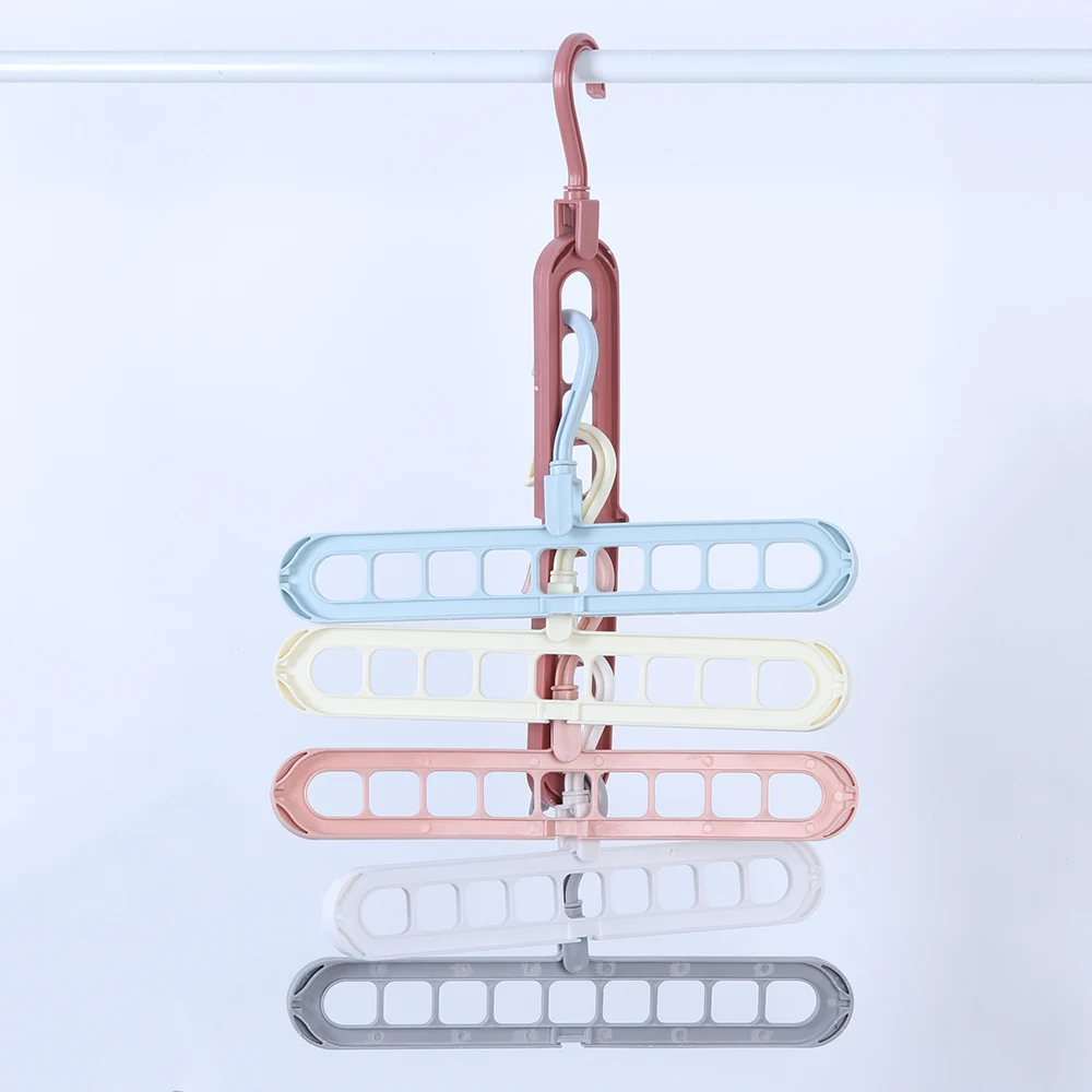 9 отверстие вешалки для одежды многопортовое Поддержка круг сушки