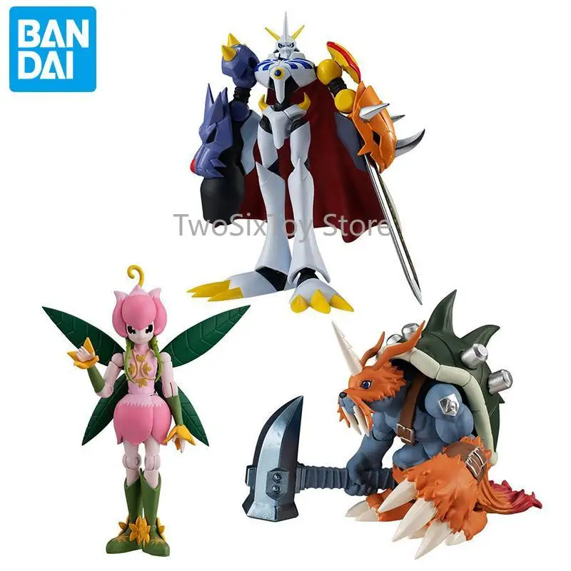 

Bandai Shodo Digimon Adventure Omegamon Lilimon Zudomon Gashapon Toy Action Pvc Collection Anime Figure Toys for Kids