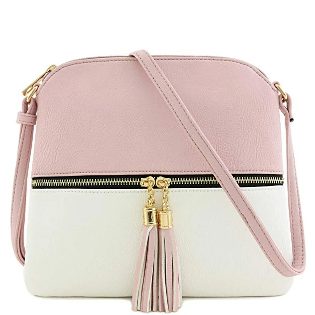 25 # хит продаж панельные сумки на плечо молнии женская кожаная сумка через с