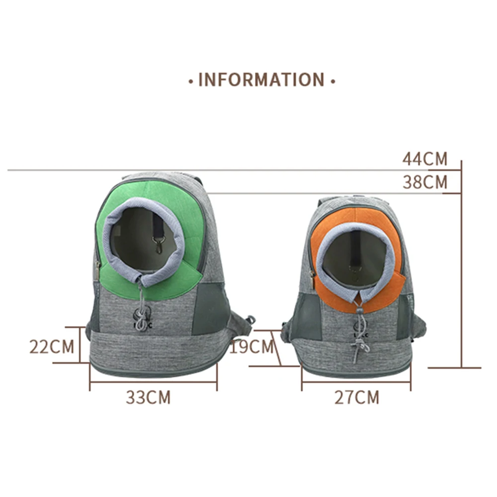 

LDLC Portable breathable cationic Retractable hole pet chest can be exposed shoulder bag cat backpack