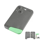 2 кнопки дистанционного ключа автомобиля карты оболочка Fob с необработанное лезвие для Renault Laguna Espace вел-Satis смарт-чехол Крышка для замены