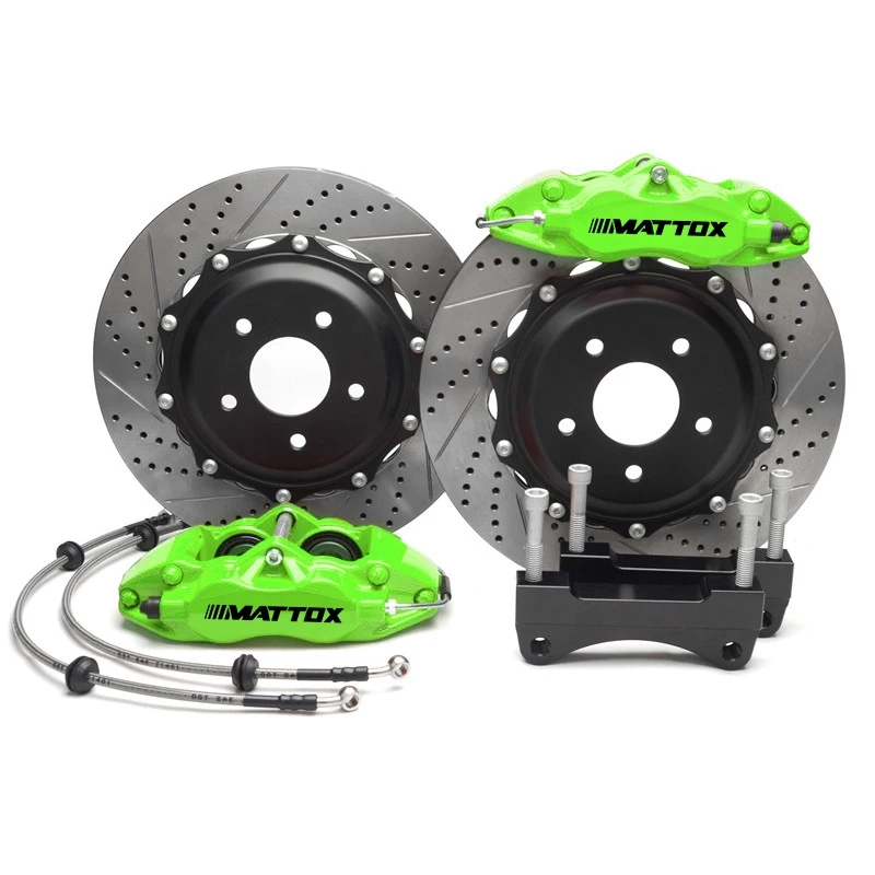 

Mattox Modified Brake Kit 330*28mm with 4POT Piston Calipers For S3 Quattro 1.8i 20V Turbo (8L) 1999 2006 Front 17/18inch