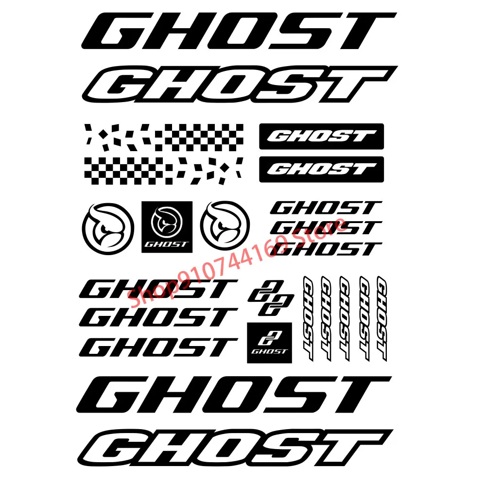 Велосипедная Рама виниловые наклейки для призрака дорожного велосипеда горного