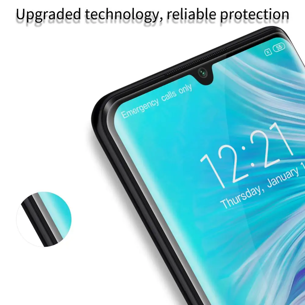 Качественная защитная пленка arc cuvred для Xiaomi Mi CC9 Pro Note 10 из закаленного стекла Nillkin
