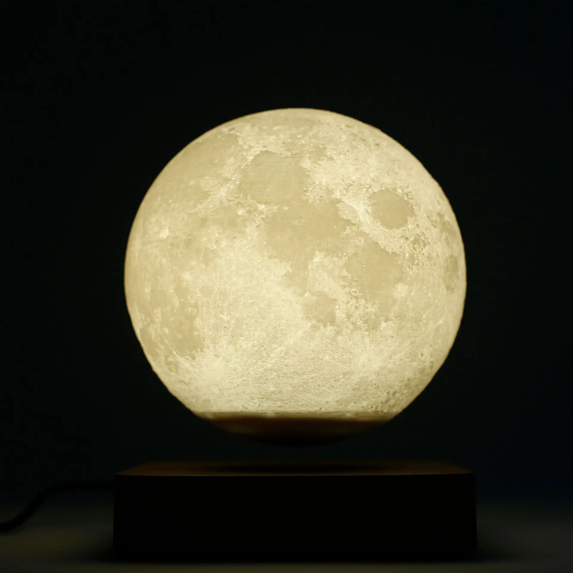Magnetic Levitation LED Moon Night Light 3D Print Crntic Valentine's Day eative Birthday Gift RomaTouch Switch Home Decor | Лампы и