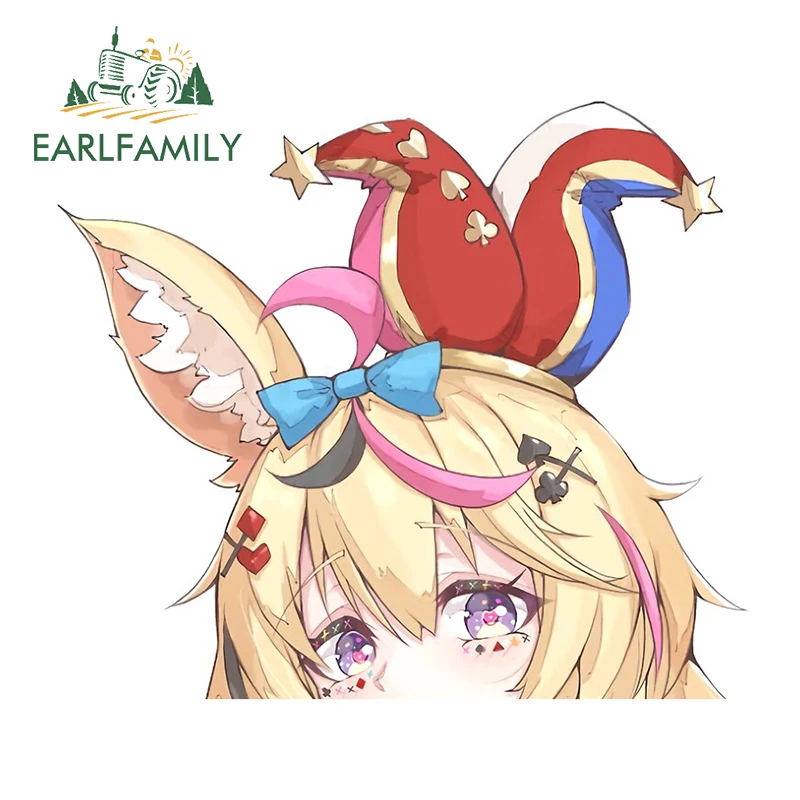 EARLFAMILY 13 см x 11 5 для Omaru в выглядывал тонкий внедорожник автомобильные наклейки