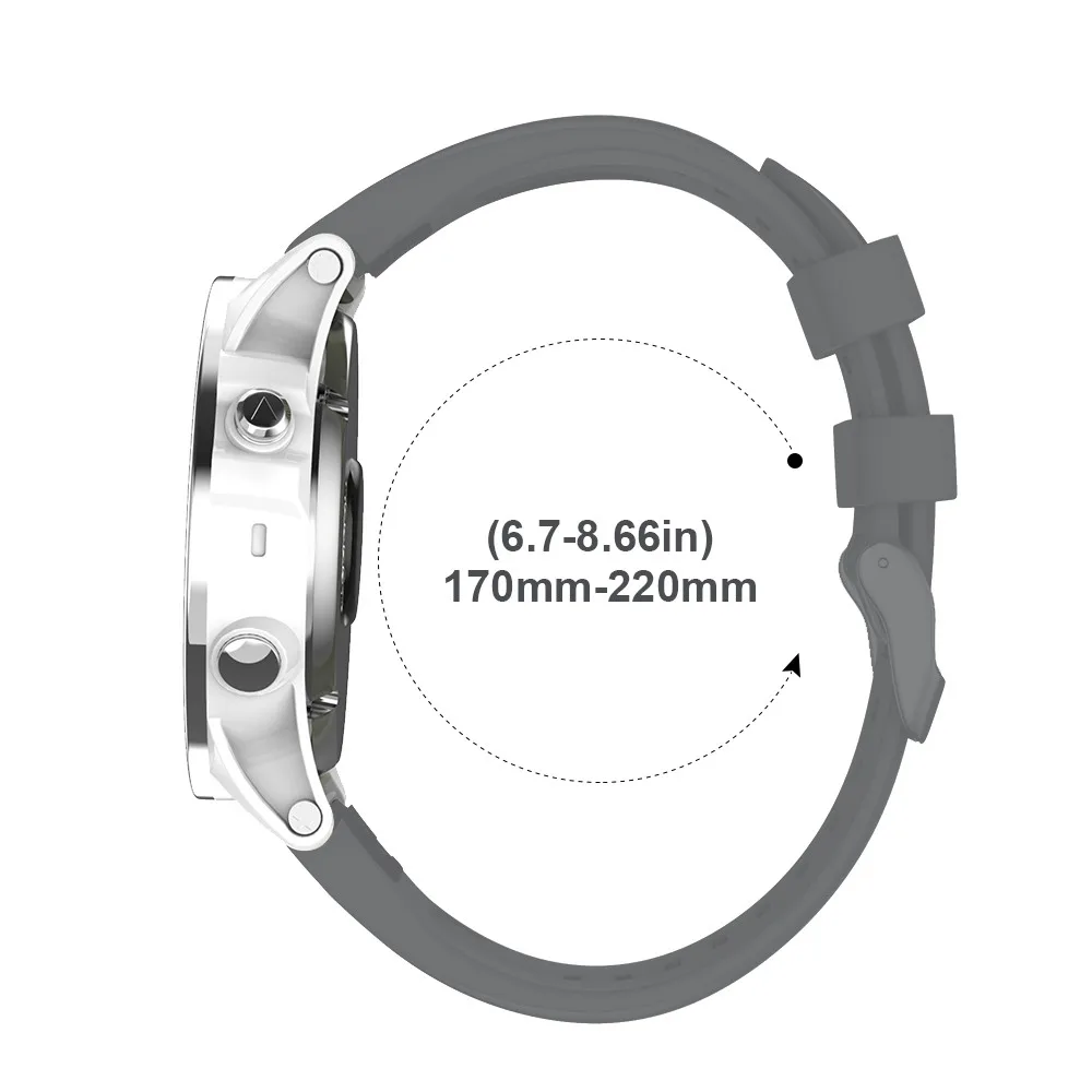 ANBEST 20mm Soft Silicone Quick Release Watch Band for Fenix 5S 6S Bands Easy Fit Wrist Bands for Fenix 6S/6S Pro/5S Plus