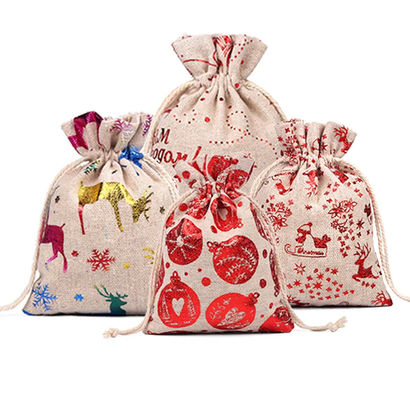 

Advent Calendar Set 24 Filling Fabric Bags with Number Labels for DIY Christmas Decor F2