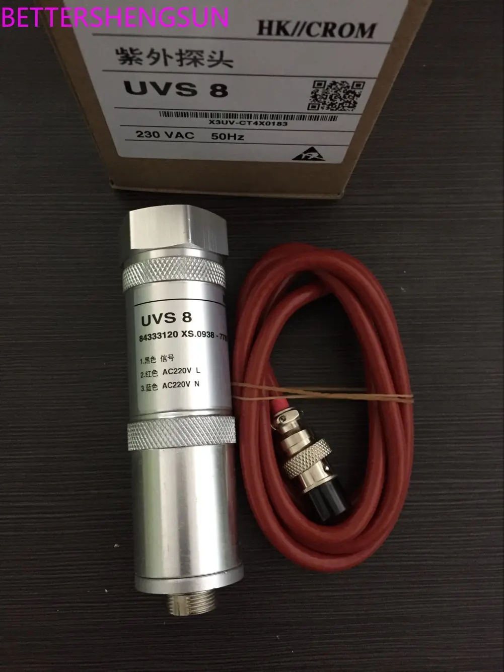 

Burner UV probe UVS8, UVS8T, UV flame probe UVS8-1 ultraviolet detector