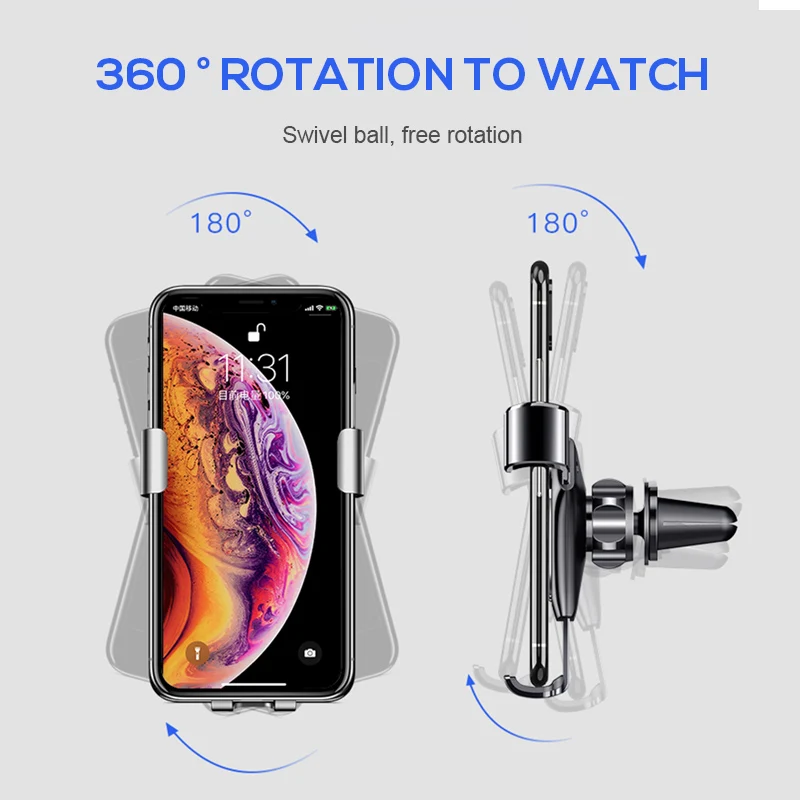 jellico ho 95 car phone holder gravity stand mobile support holder in car phone mount holder stand for iphone 12 samsung xiaomi free global shipping