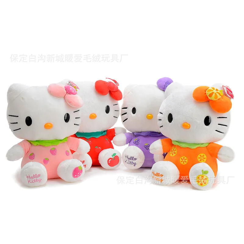 Горячие акции фрукты hello kitty плюшевые игрушки hello kitty кукла детский женский подарок на день рождения