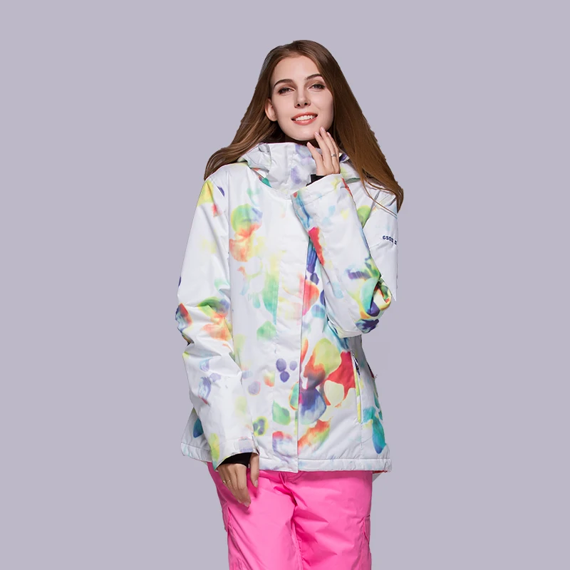

GSOU SNOW Ski Jacket Winter Waterproof Windproof Breathable Women Snow Coat Snowboarding Jacket Outdoor Sport Clothing