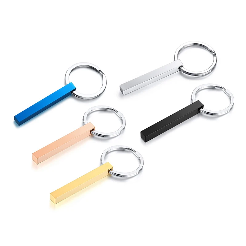 Брелки для ключей Vnox с индивидуальной гравировкой мужчин и женщин сделай сам