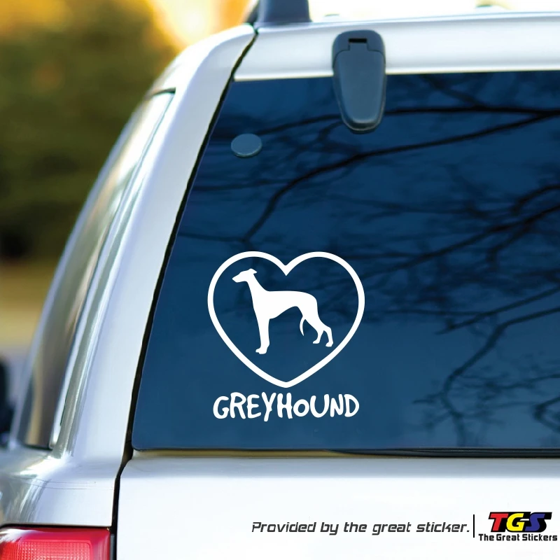 Будет наклейка Грейхаунд собака милые наклейки окна топливный бак крышка