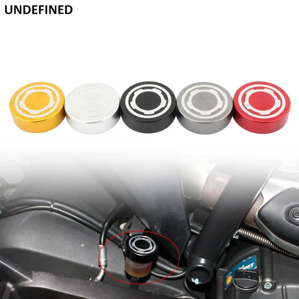 

Rear Brake Fluid Reservoir Cover Motorcycle Master Cylinder Oil Fluid Cap CNC For Ducati Scrambler 400 800 1100 2013-2020