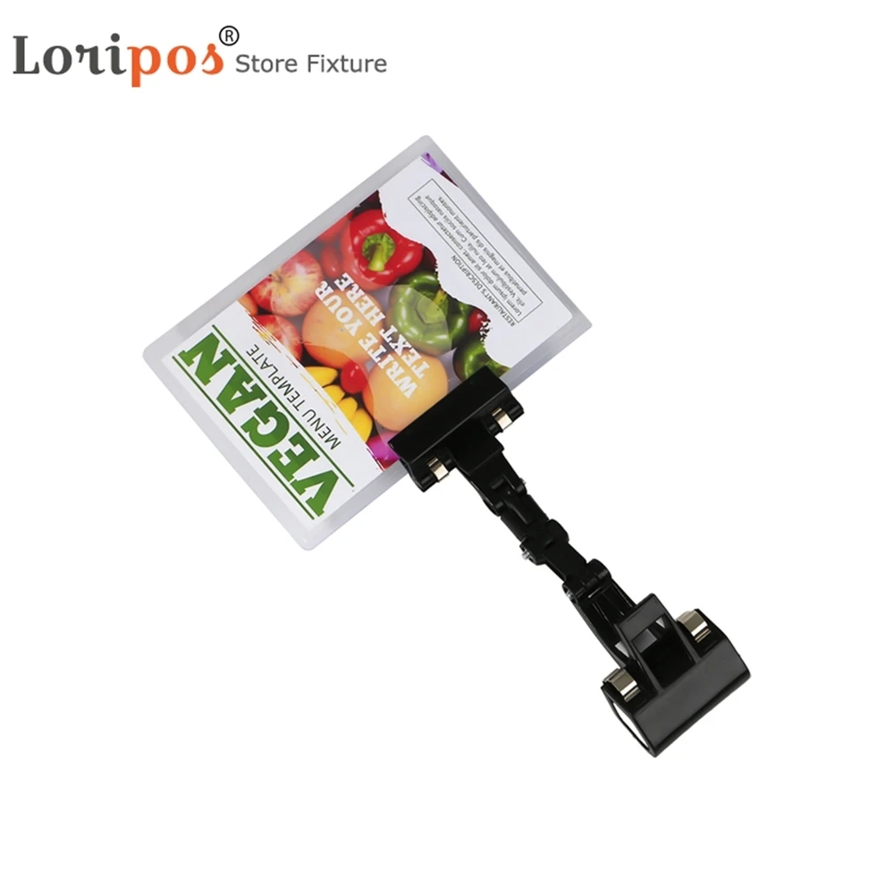 Рамка для этикеток A6 105x150 мм с универсальным вращающимся зажимом супермаркета