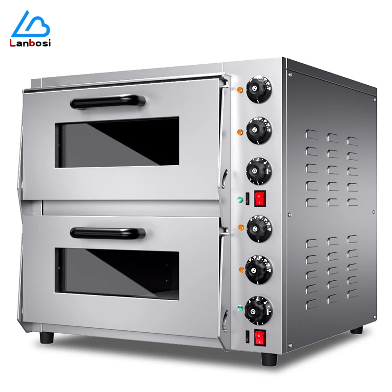 

Commercial Electric Oven Large Capacity Bread Baking Machine Pizza Oven Independent Temperature Control Stainless Steel Oven