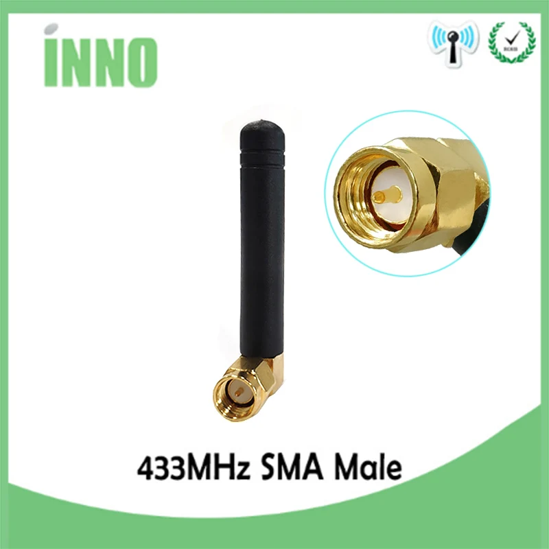 EOTH 433mhz antenna 2~3dbi sma male female lora antene pbx iot module lorawan signal receiver antena high gain | Мобильные телефоны