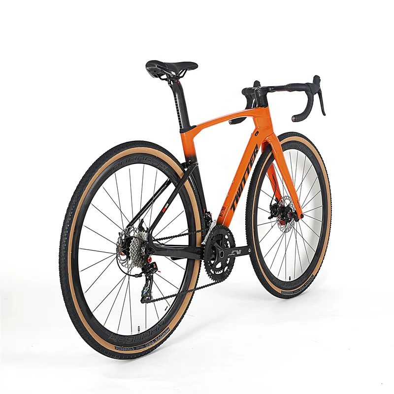 Скидка TWITTER GRAVEL-V2 маленький набор алюминиевых колес с углеродным рулем и полностью скрытым велосипедом из углеродного волокна