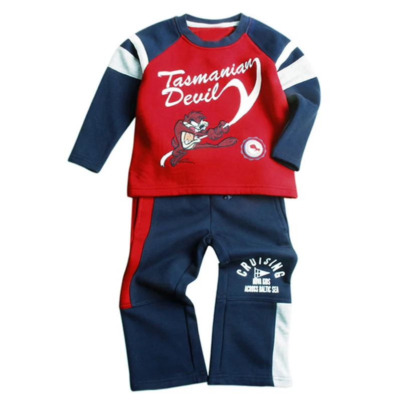 Флисовый комплект для мальчиков 24 месяца теплый Детский костюм спортивные