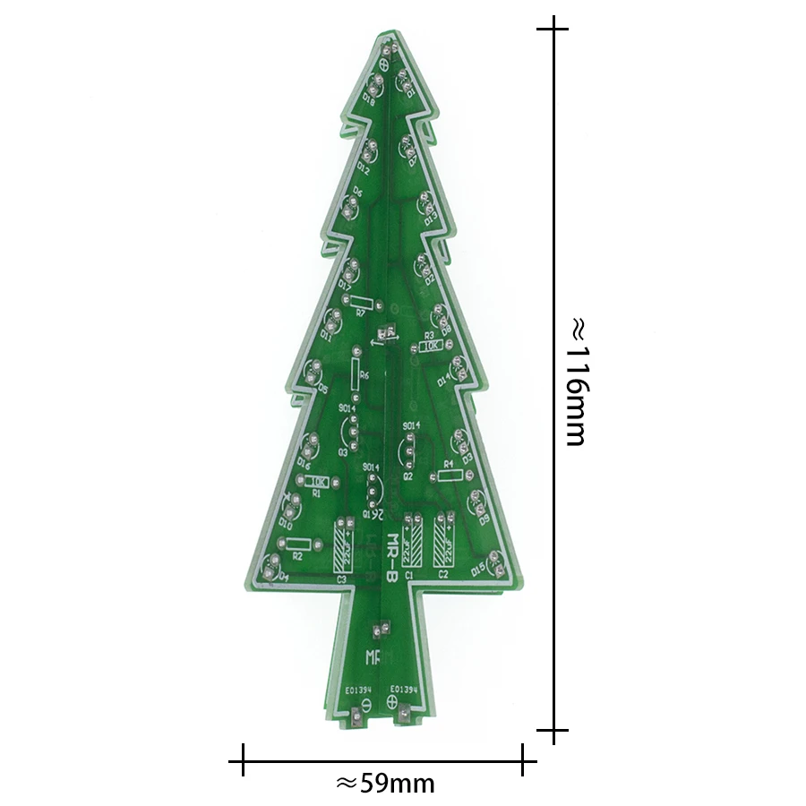 Трехмерная 3D рождественская елка набор для самостоятельной сборки