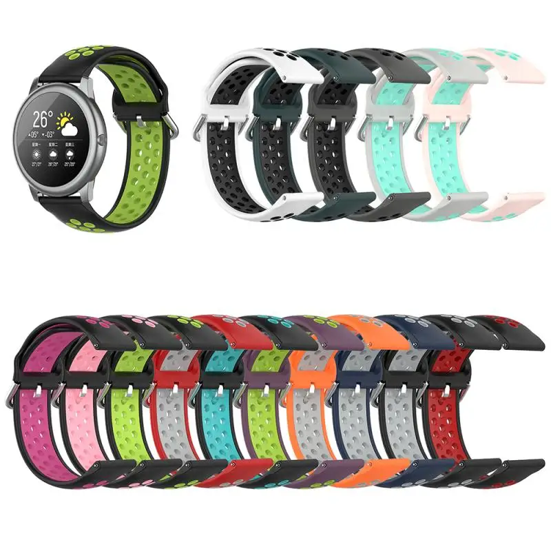 

Essidi 22mm Sports Bracelet Band For Mi Color For Xiaomi Haylou Solar LS05 Amazfit GTR 2 2e GTR 47mm Pace Stratos Wrist Strap