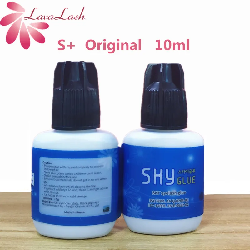 Бесплатная доставка 10 мл сильный Корея небо клей для наращивания ресниц