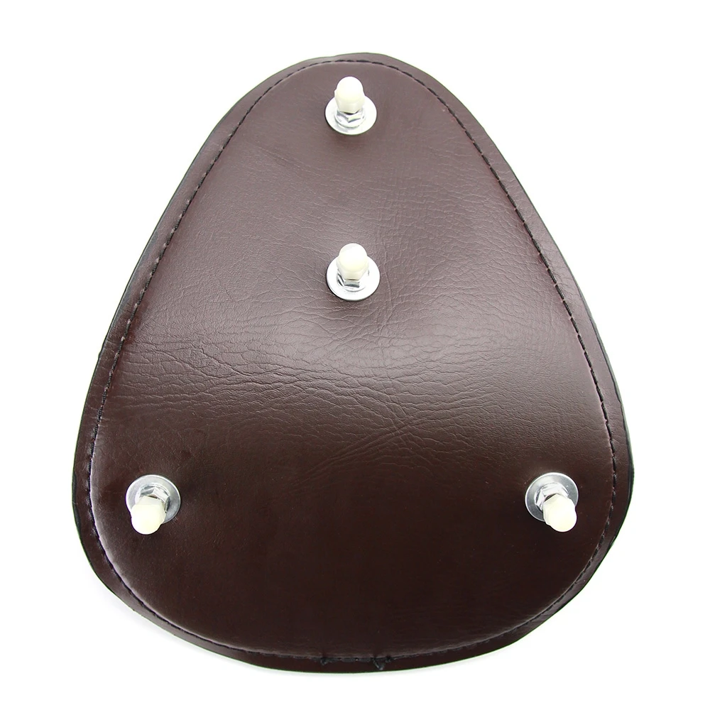 

OUMURS Motorcycle Solo 3"Spring Bracket Seat Black Brown Skull Painted For Harley Sportster XL883 1200 Chopper Bobber Custom