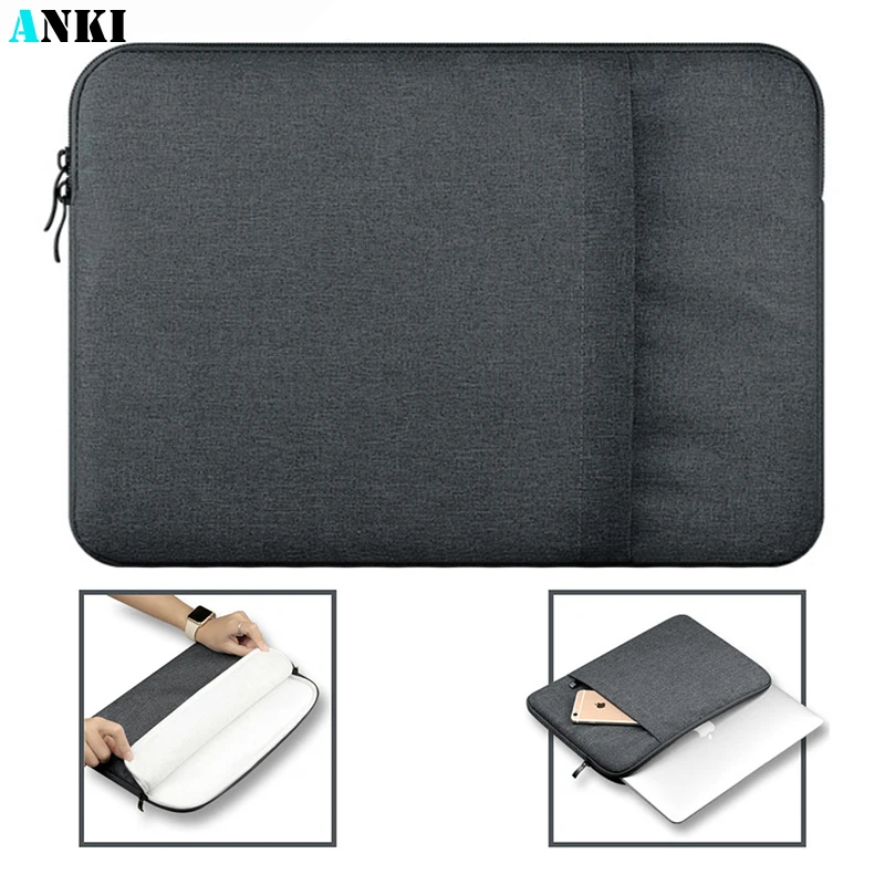 14 inch laptop sleeve bag case for dell lenovo asus acer hp 15 13 3 14 15 6 laptop sleeve case bag for ipad pro 12 9 case 2020 free global shipping