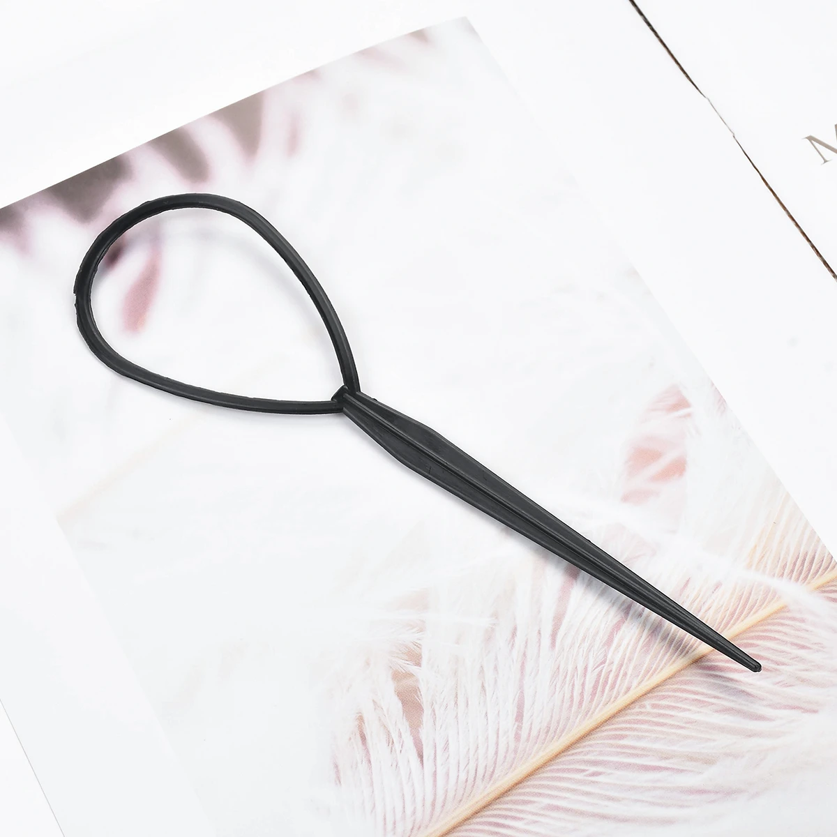 2 шт. пластиковые петли для прически конский хвост|Заколки плетения кос| |