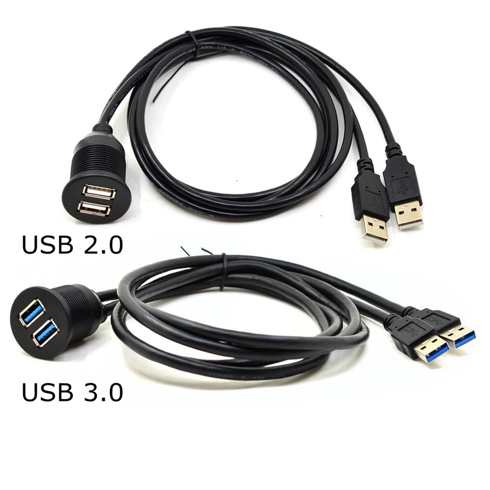 Удлинительный кабель с двумя портами USB 2 0 и 3 Папа-мама | Компьютеры офис