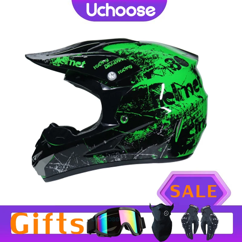 

Professional Racing Motocross Helmet Off-road Cartoon Children Motorcycle Helmets Casque Hors Route Casque Moto Capacete Casco