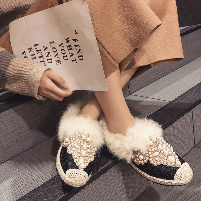 Меховые Туфли-оксфорды ботинки в рыбацком стиле на толстой подошве женская обувь