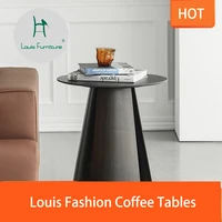 Louis Fashion Coffee Tables Modern simple design slate iron small family living room side