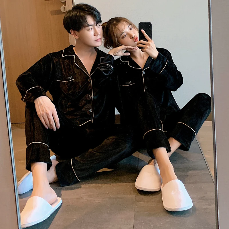 Роскошный Пижамный костюм теплые фланелевые пижамные комплекты одежда для сна