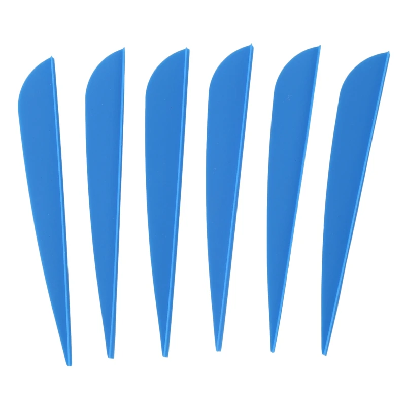 

Arrows Vanes 4 Inch Plastic Feather Fletching for DIY Archery Arrows 50 Pack