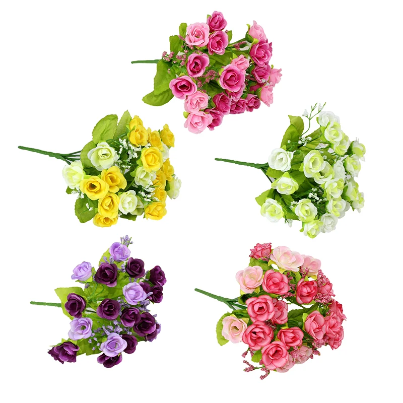 5 видов цветов искусственный цветок букет со звездой свадебное украшение ручной