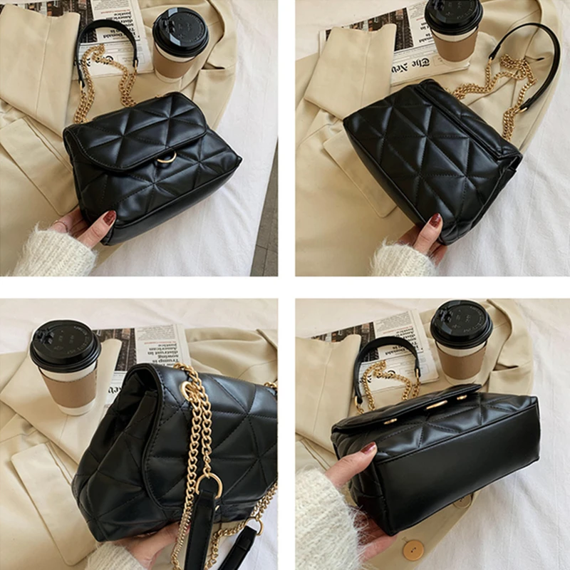 

Elegant Shoulder CrossbodyMessenger Bag 2021 Fashion Sac A Main FemaleHandbags Women's Bags Travel Purse High Capacity