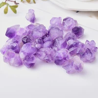 50100g natural amethyst raw material small quartz healing cluster reiki crystal sample dot home decor raw material crystal mine