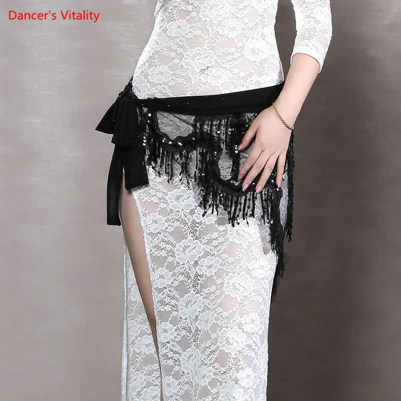 Новый женский танец живота пояса производительность одежда танцевальная под