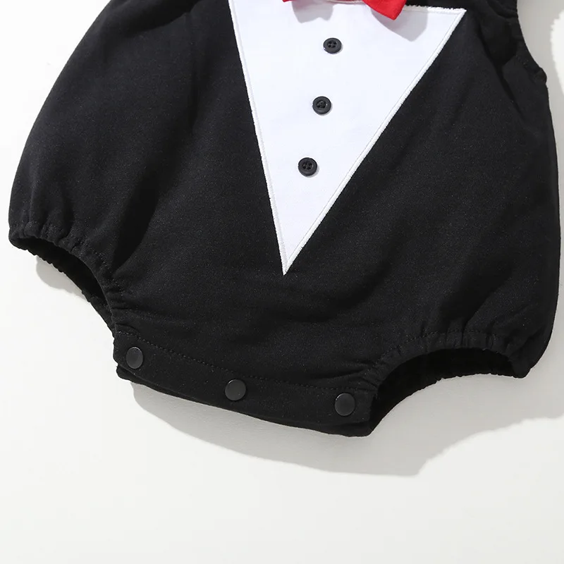 

Toddler boy clothes Halloween Suits Ins popular children Vampire performance costume baby clothing 3 Pcs set Romper Hat Outfit