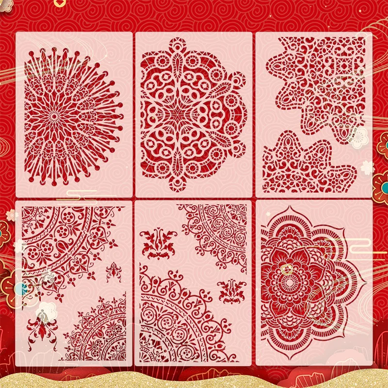 

Mandala Stencil 21x29.7cm For Painting Home Decor DIY Layering Stencils Painting Scrapbook Coloring Embossing Album Template